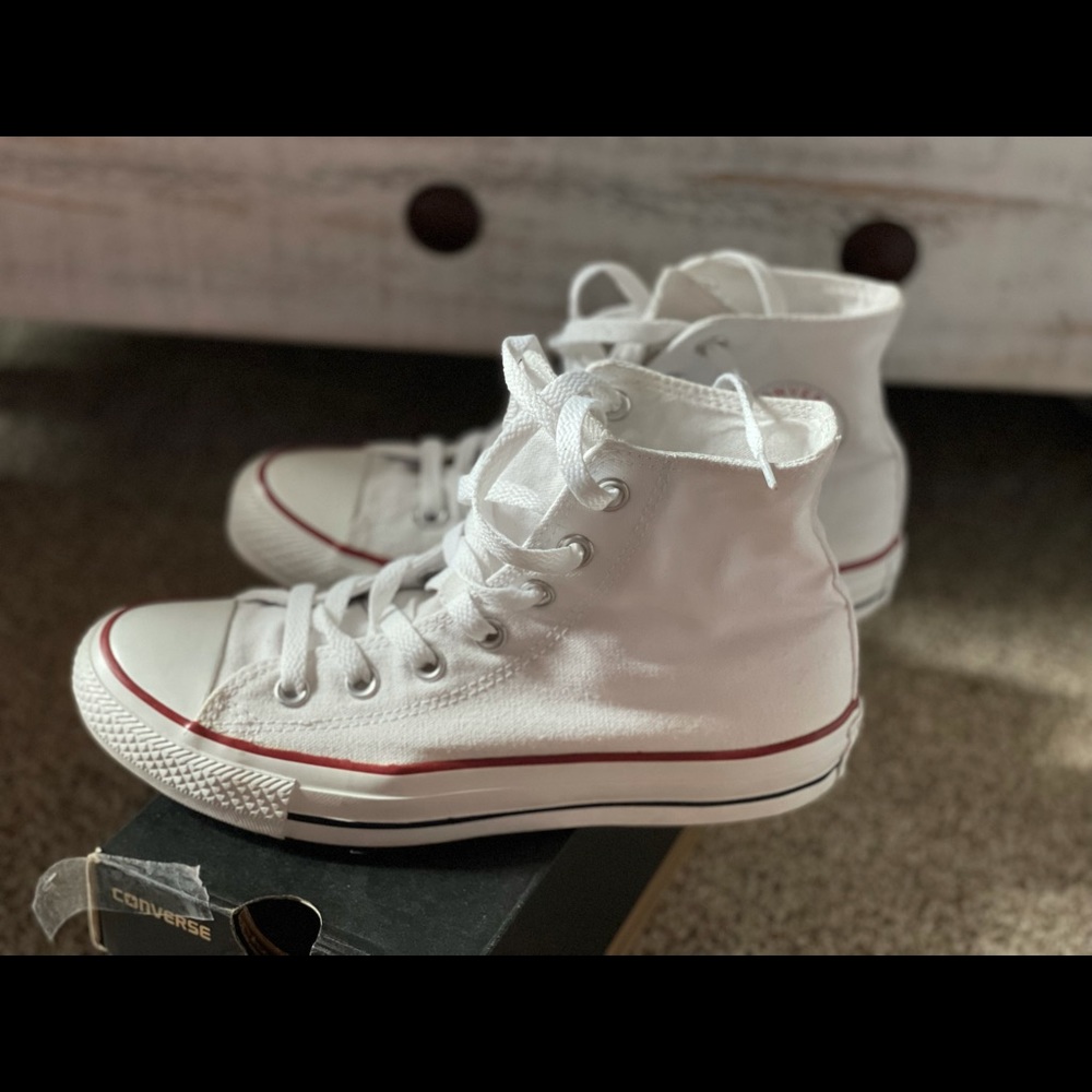 White high top converse